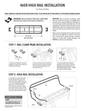 46er High Rail Installation Manual