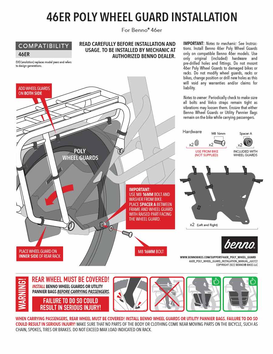 46er Poly Wheel Guard Installation Manual
